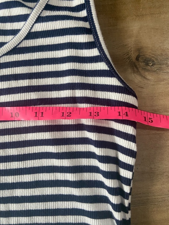 Motherhood Navy & White Striped Midi Tank Dress - Picture 3 of 8